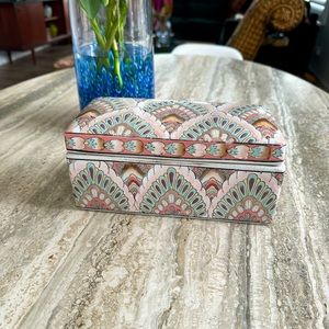 Art Deco ceramic box.